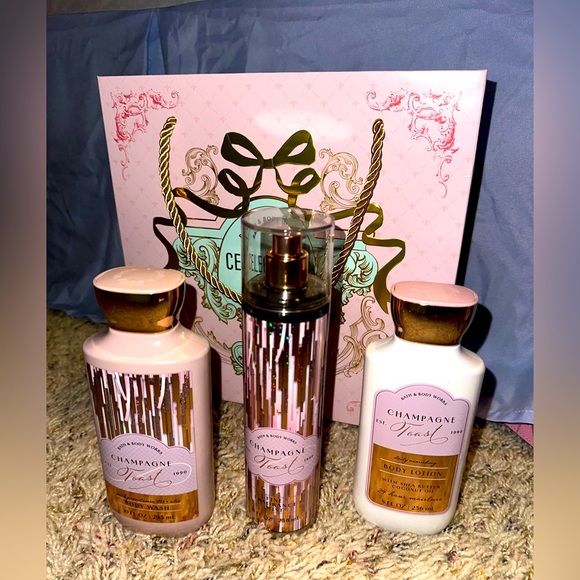 Champagne toast beauty bundle lotion gel Beauty set,New Products : American Fashion Style Bags On Sale